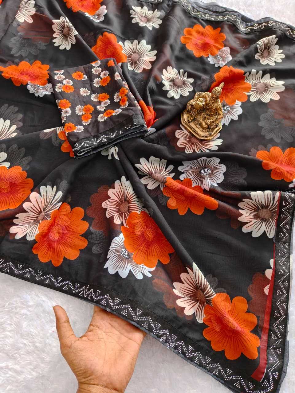 YNF Wholesale Premium Georgette Designer Sarees KESH673 Ahana | Surat Manufacturer