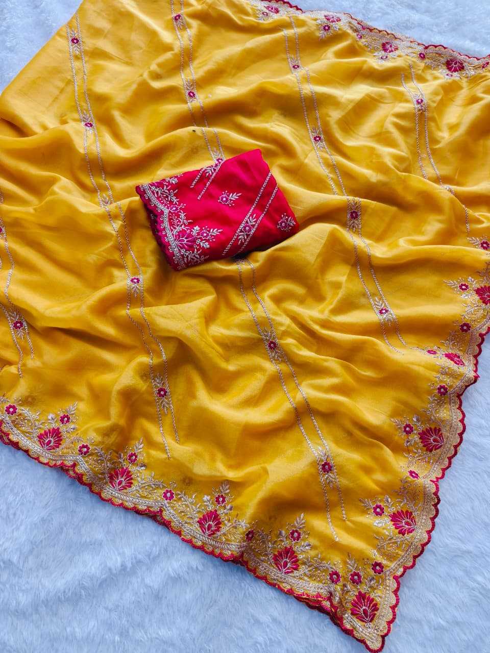 YNF Wholesale Georgette Georgette Sarees  | Surat Manufacturer