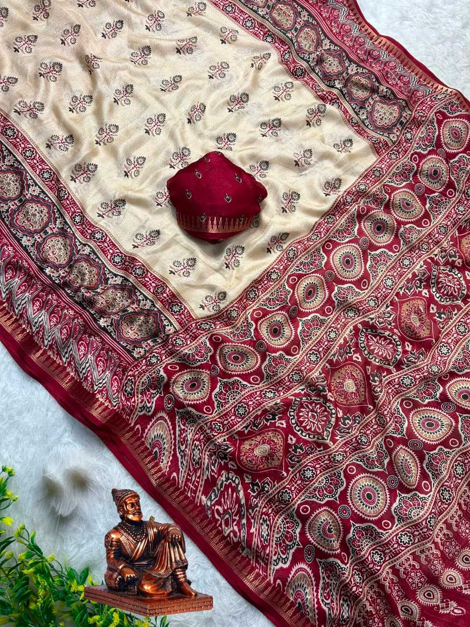 YNF Wholesale Fancy Designer Sarees KESH673 Bentex Ajrakh | Surat Manufacturer