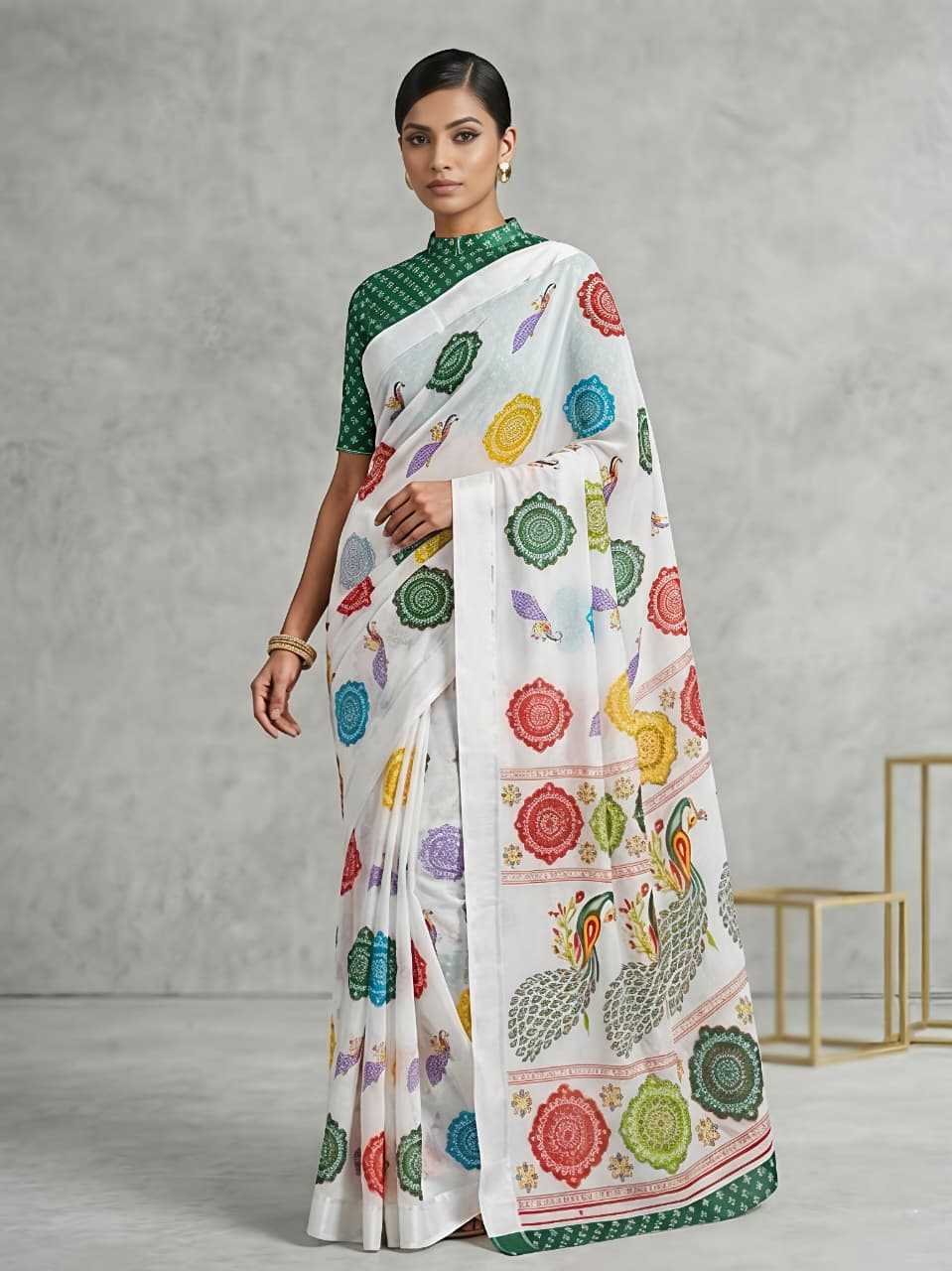 YNF Wholesale Georgette Party Wear Sarees  | Surat Manufacturer