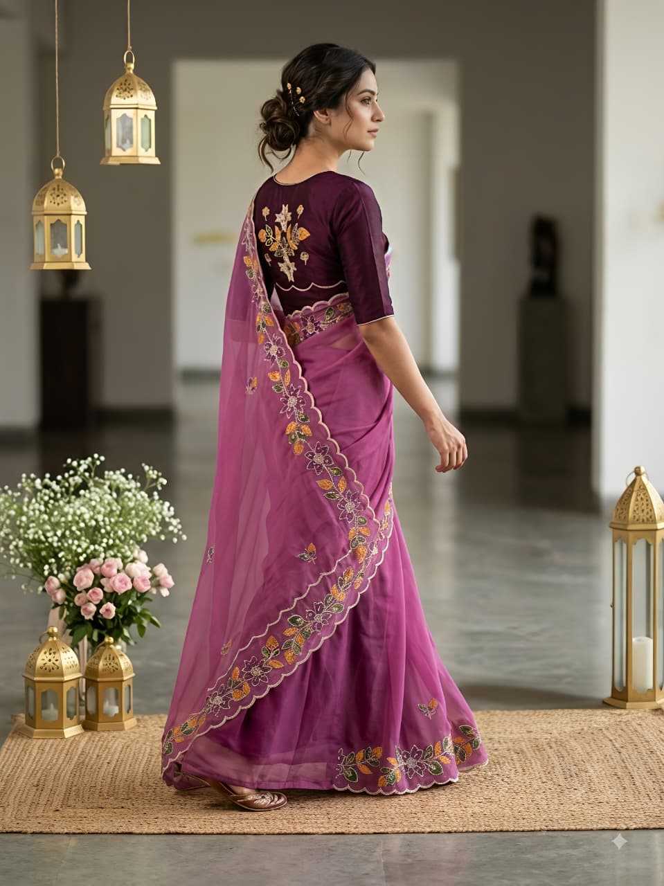 YNF Wholesale Georgette Georgette Sarees  | Surat Manufacturer