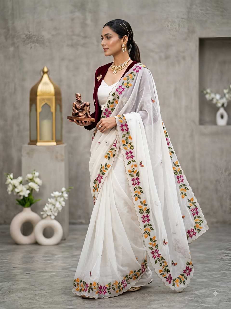 YNF Wholesale Georgette Georgette Sarees  | Surat Manufacturer