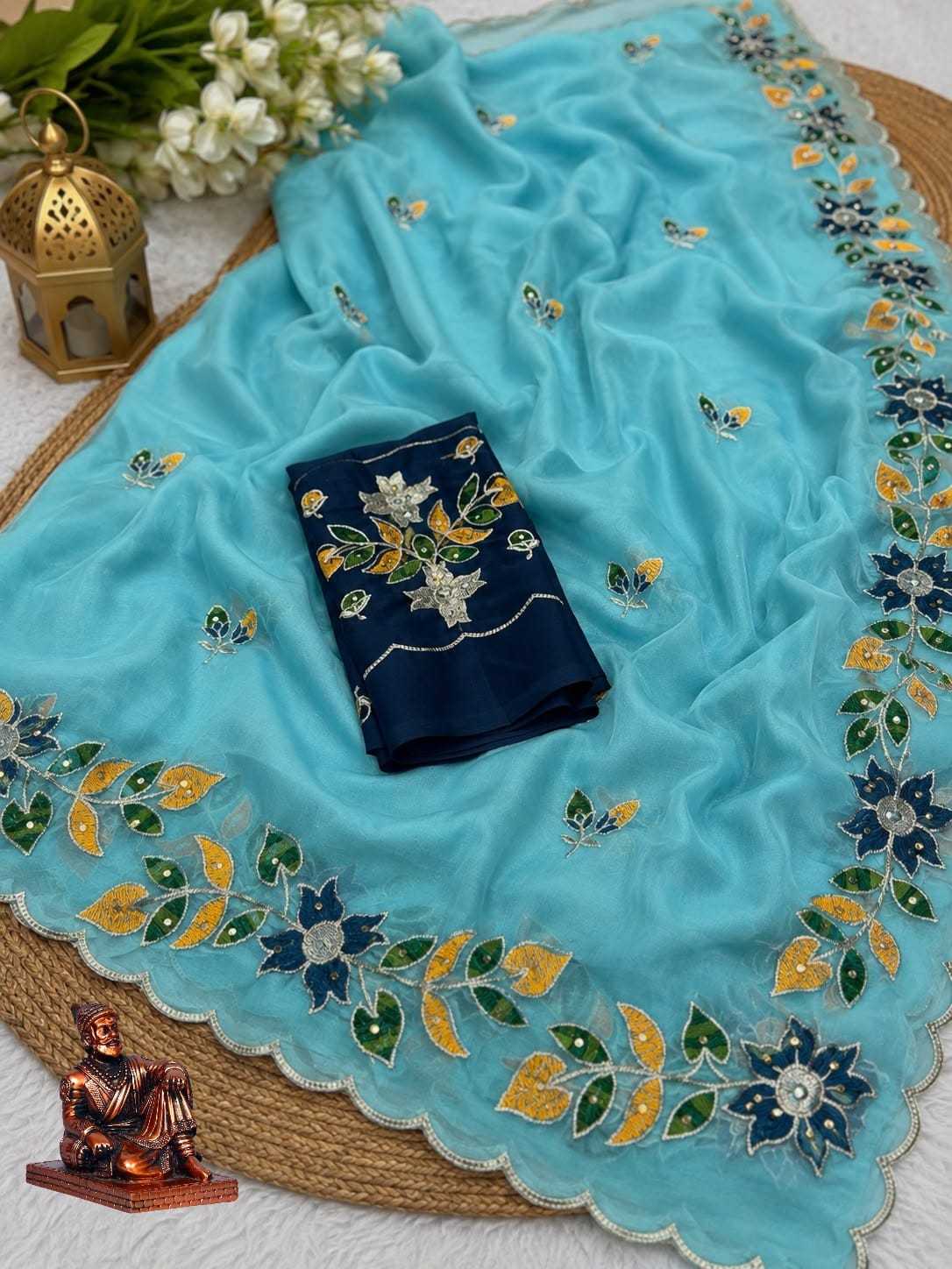 YNF Wholesale Georgette Georgette Sarees  | Surat Manufacturer