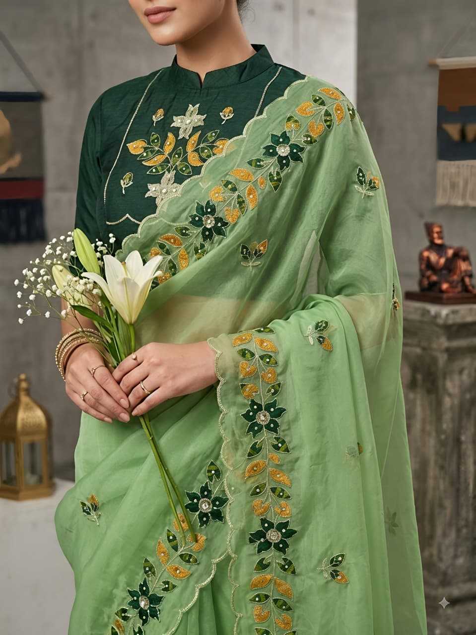 YNF Wholesale Georgette Georgette Sarees  | Surat Manufacturer
