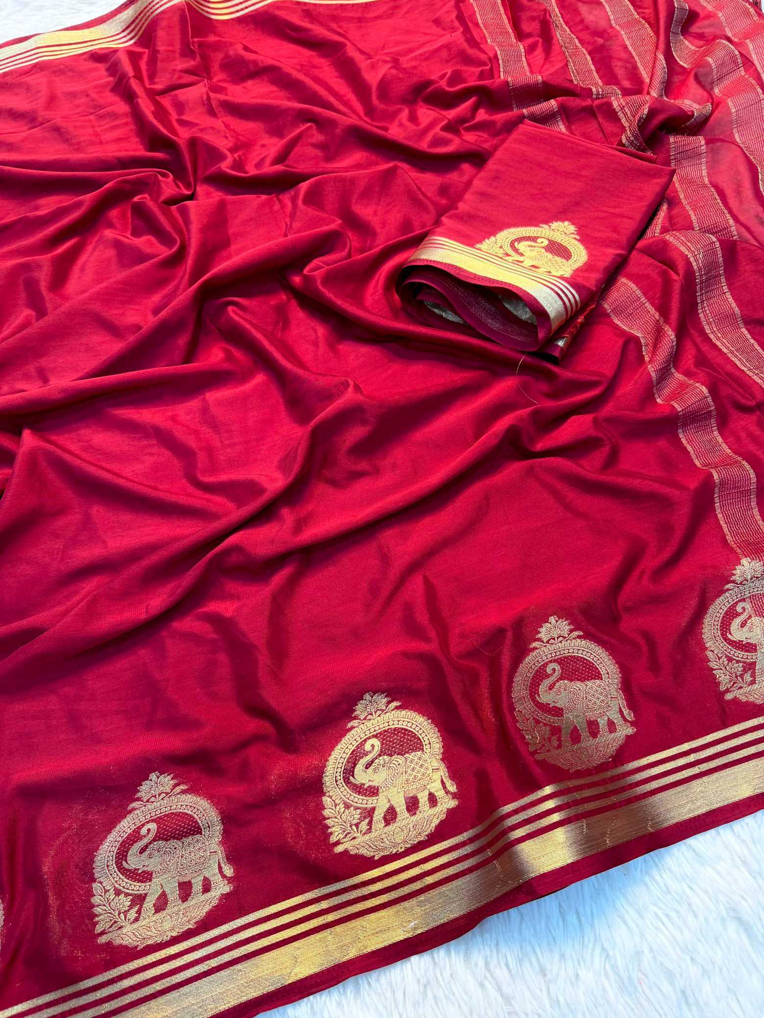 YNF Wholesale Viscose Georgette Sarees KESH676 Aaghnya | Surat Manufacturer