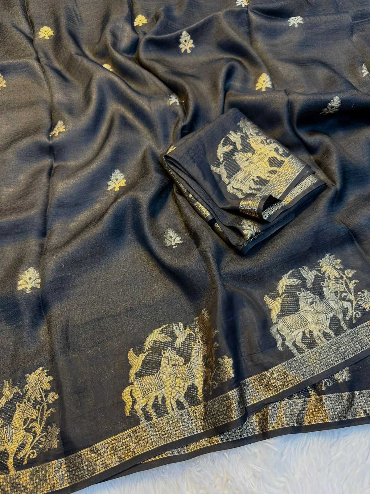 YNF Wholesale Viscose Zari Border Sarees KESH676 Alamelu | Surat Manufacturer