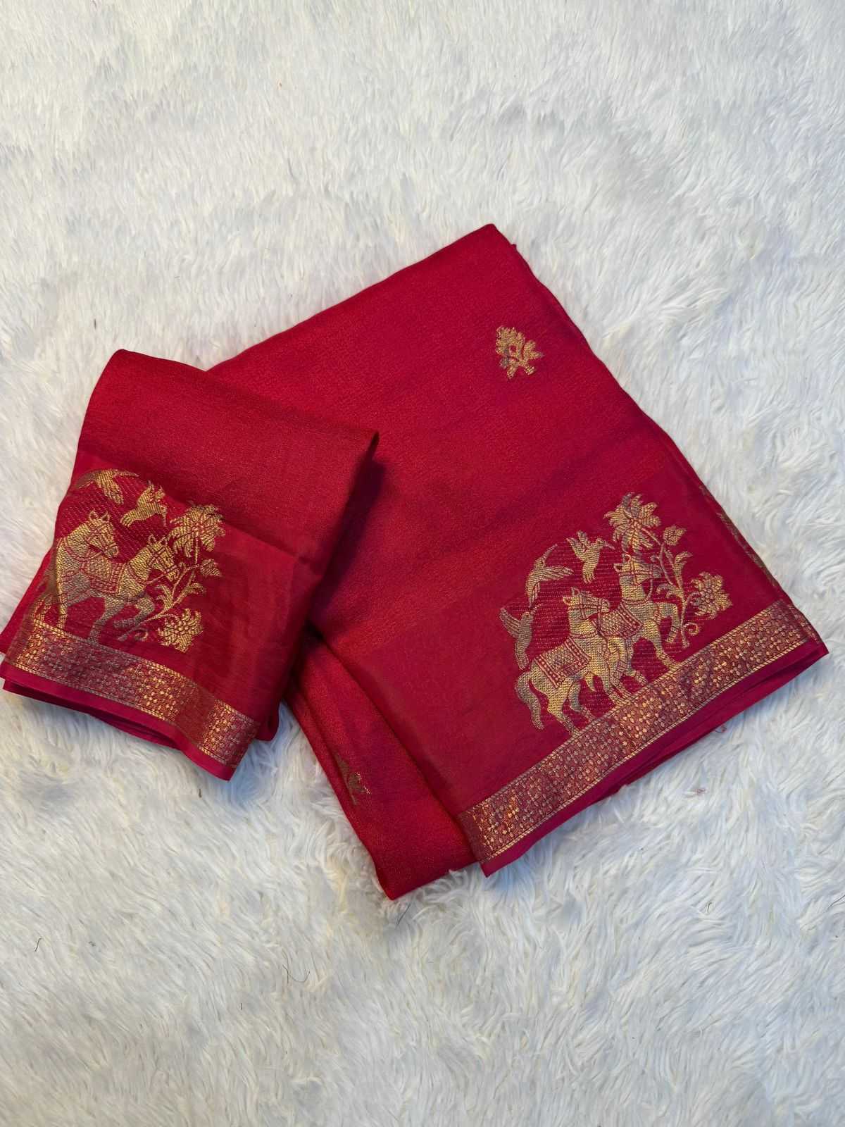 YNF Wholesale Viscose Zari Border Sarees KESH676 Alamelu | Surat Manufacturer