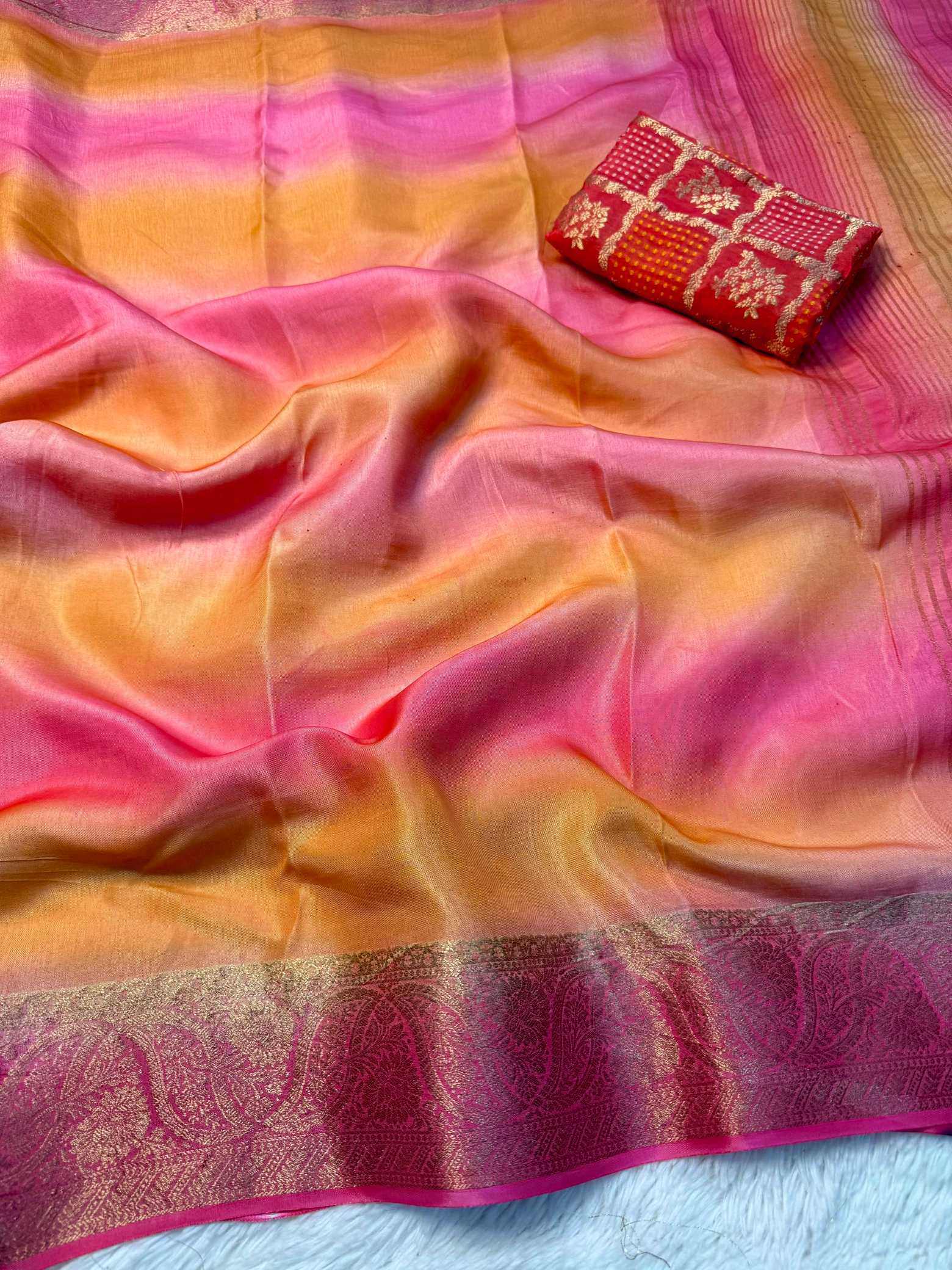 YNF Wholesale Pure Viscos Designer Sarees KESH676 Saburi | Surat Manufacturer