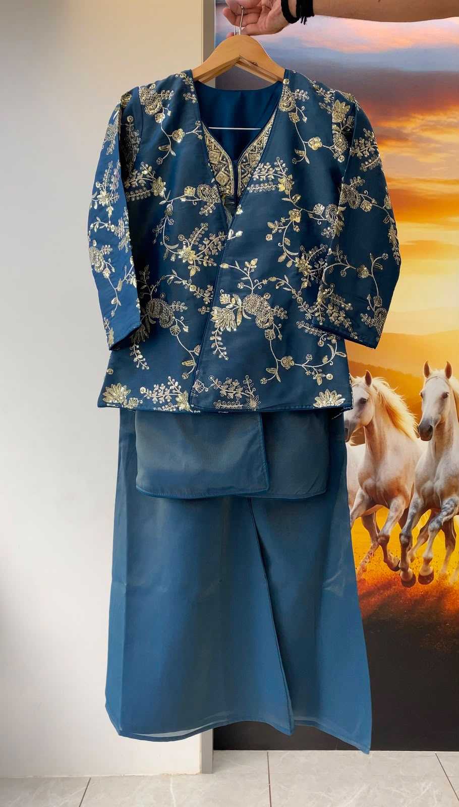 YNF Wholesale Dull Moss Embroidery Suits  | Surat Manufacturer