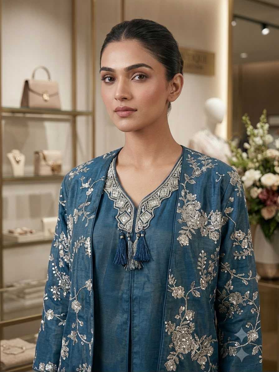 YNF Wholesale Dull Moss Embroidery Suits  | Surat Manufacturer