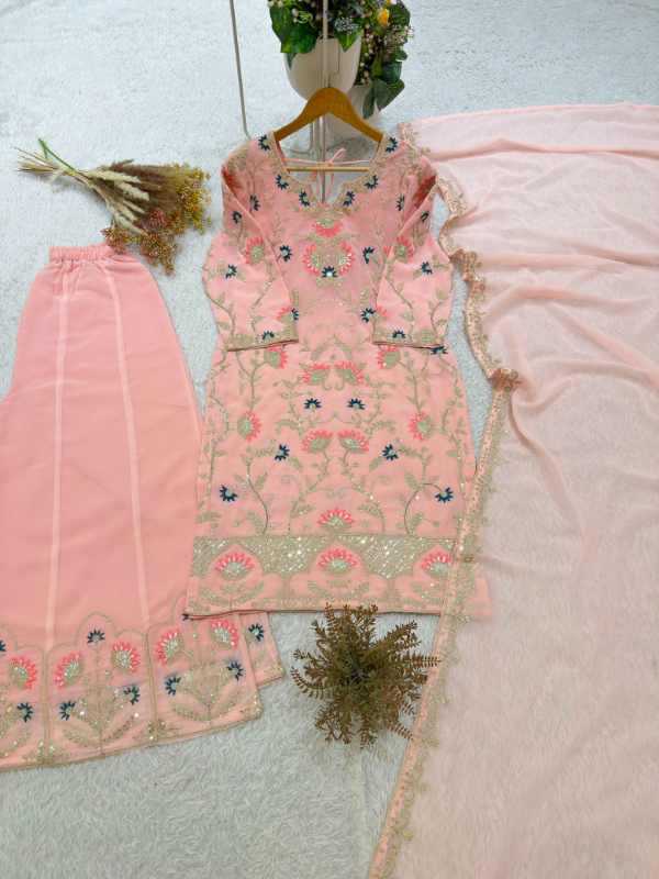 YNF Wholesale Georgette Embroidery Suits  | Surat Manufacturer