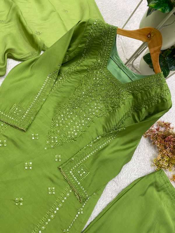 YNF Wholesale Heavy Roman Silk Embroidery Suits  | Surat Manufacturer