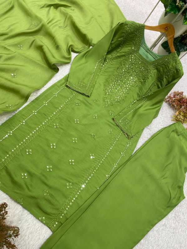YNF Wholesale Heavy Roman Silk Embroidery Suits  | Surat Manufacturer