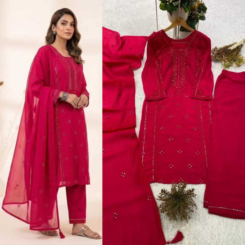 YNF Wholesale Heavy Roman Silk Embroidery Suits  | Surat Manufacturer