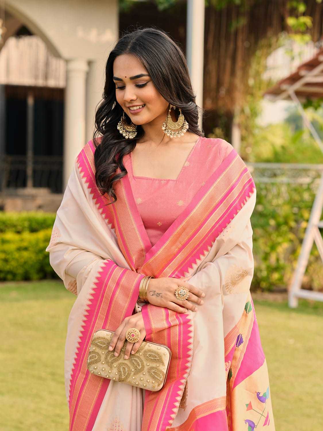 YNF Wholesale Paithani Silk Designer Sarees KESH679 Kolam | Surat Manufacturer