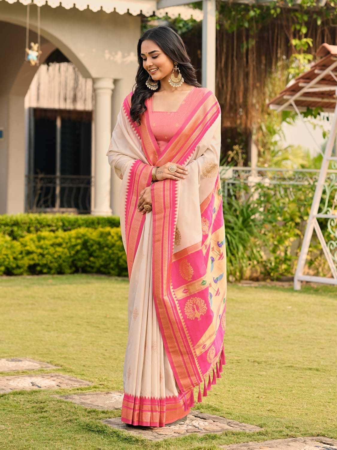 YNF Wholesale Paithani Silk Designer Sarees KESH679 Kolam | Surat Manufacturer