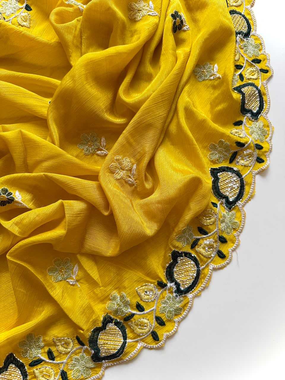 YNF Wholesale Chinon Party Wear Sarees  | Surat Manufacturer