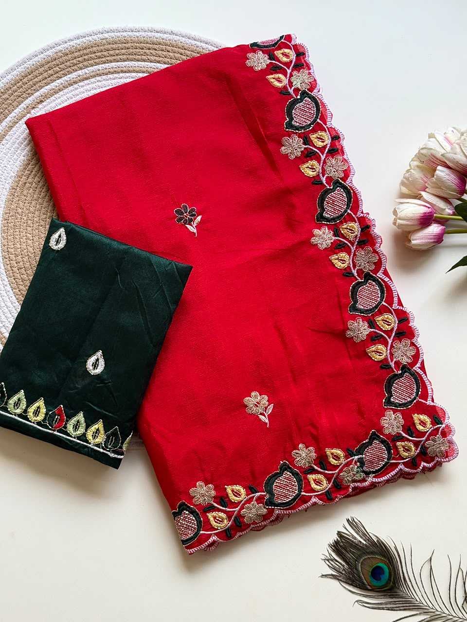 YNF Wholesale Chinon Party Wear Sarees  | Surat Manufacturer