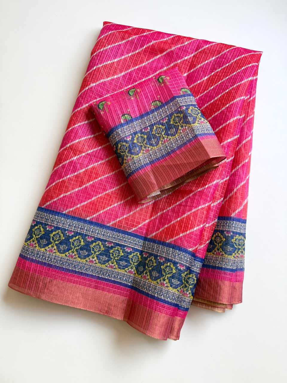 YNF Wholesale Kota Checks Printed Sarees  | Surat Manufacturer