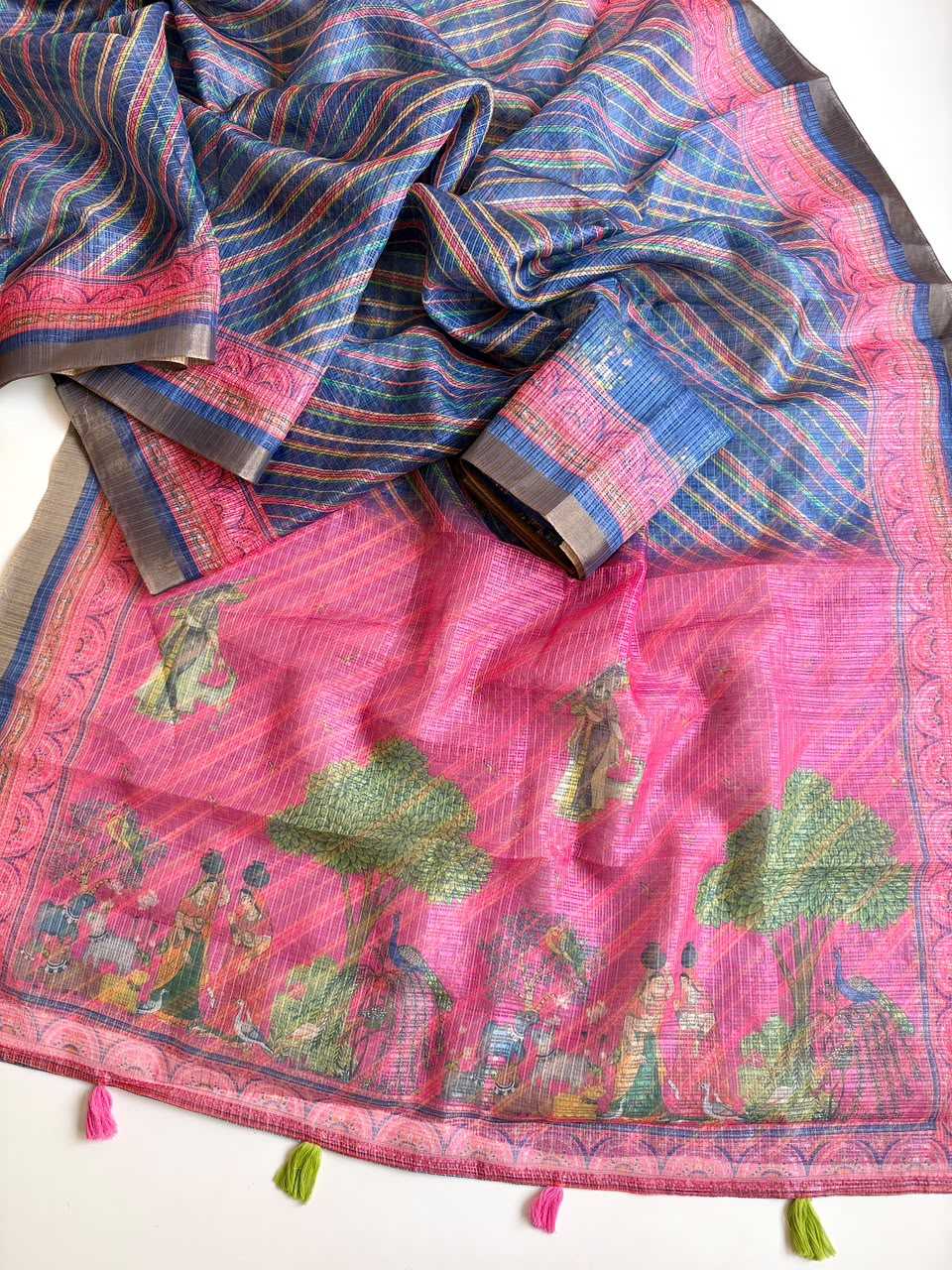 YNF Wholesale Kota Checks Printed Sarees  | Surat Manufacturer