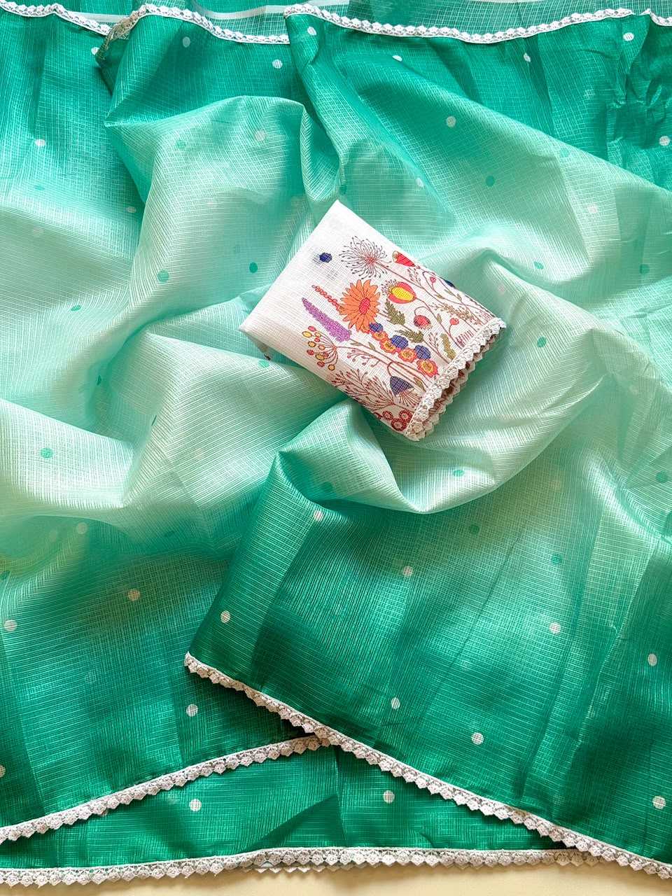YNF Wholesale Kota Checks Printed Sarees  | Surat Manufacturer