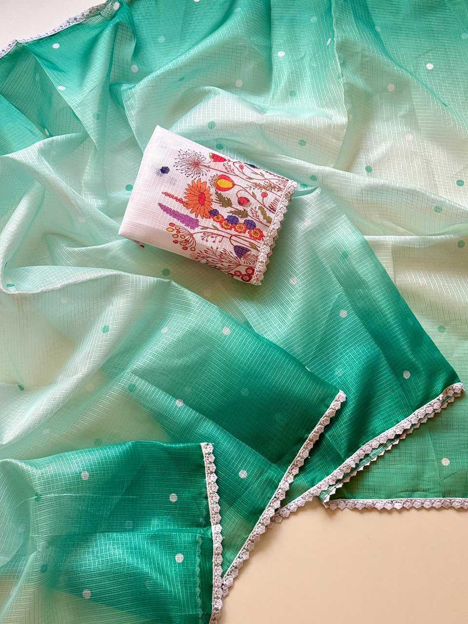 YNF Wholesale Kota Checks Printed Sarees  | Surat Manufacturer