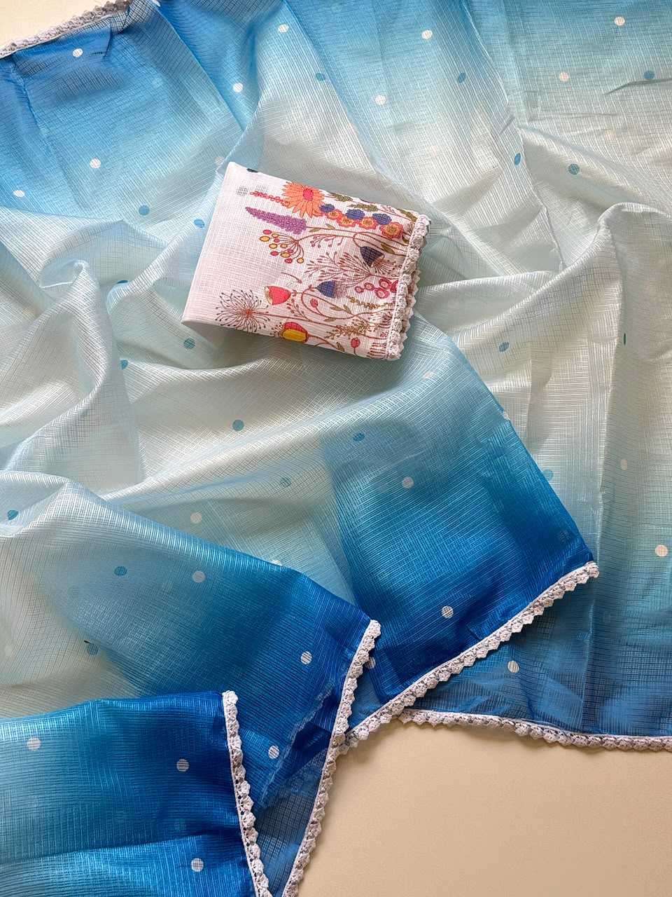 YNF Wholesale Kota Checks Printed Sarees  | Surat Manufacturer