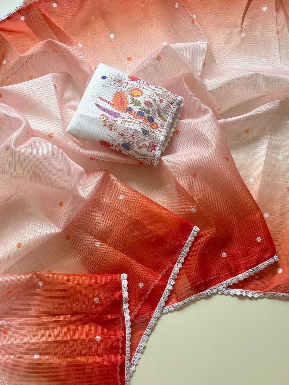 YNF Wholesale Kota Checks Printed Sarees  | Surat Manufacturer