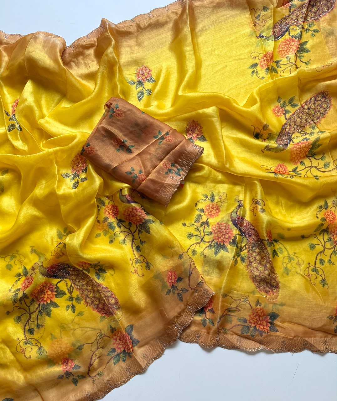YNF Wholesale Satin Designer Sarees  | Surat Manufacturer