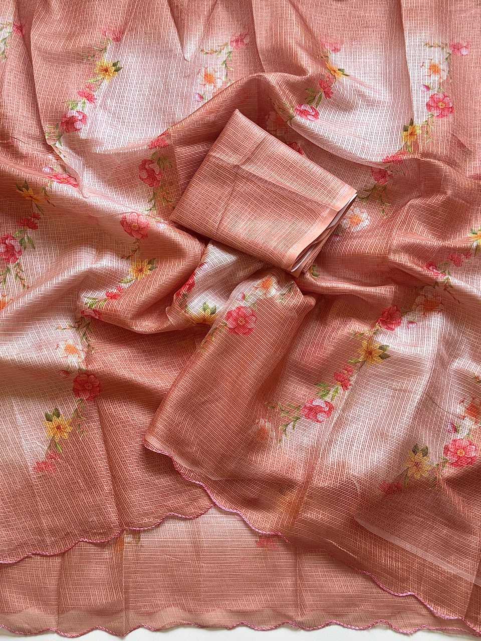 YNF Wholesale Kota Checks Printed Sarees  | Surat Manufacturer