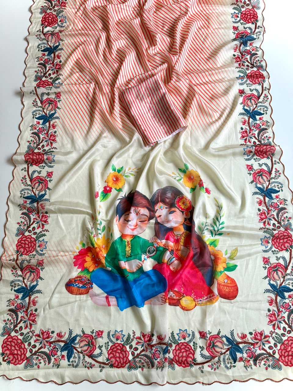 YNF Wholesale Shinon Silk Printed Sarees  | Surat Manufacturer