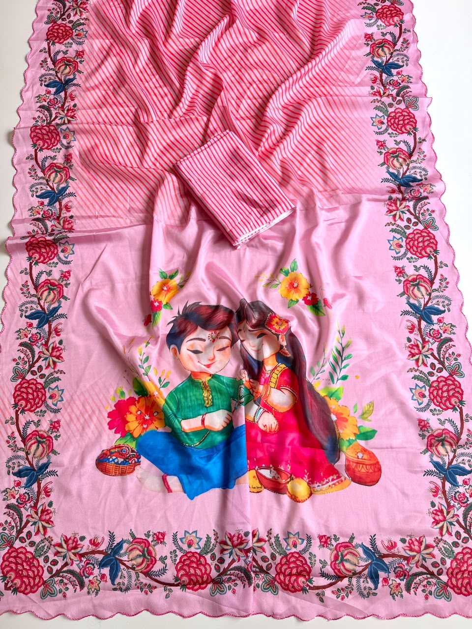 YNF Wholesale Shinon Silk Printed Sarees  | Surat Manufacturer