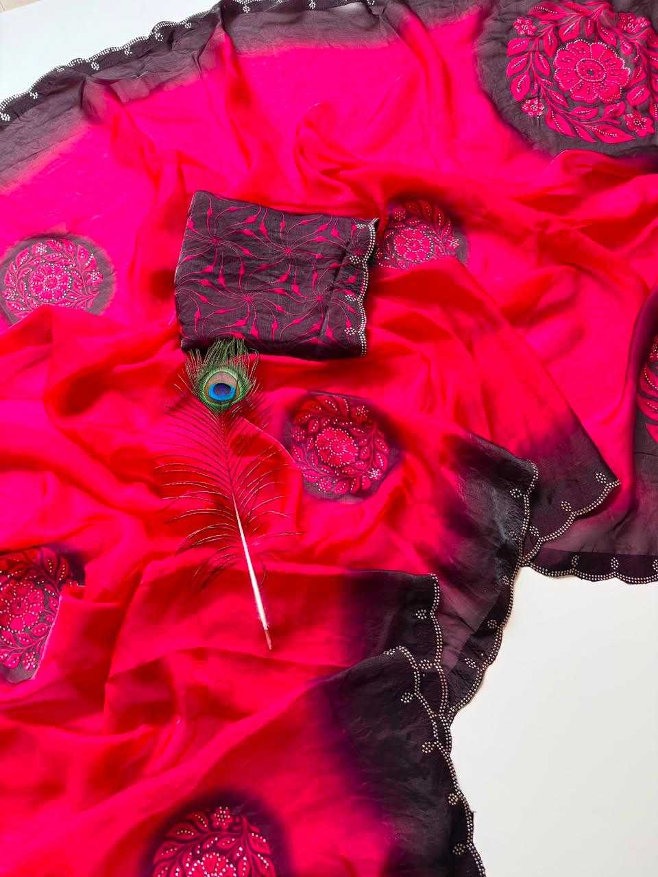 YNF Wholesale Satin Printed Sarees  | Surat Manufacturer
