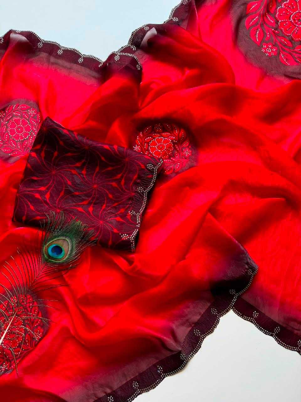 YNF Wholesale Satin Printed Sarees  | Surat Manufacturer