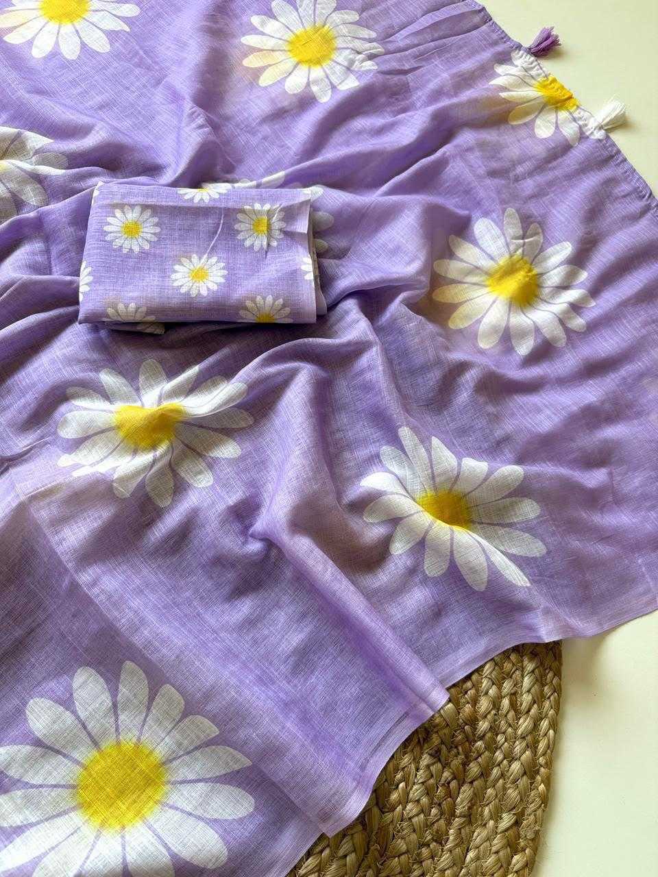 YNF Wholesale Linen Fancy Sarees  | Surat Manufacturer