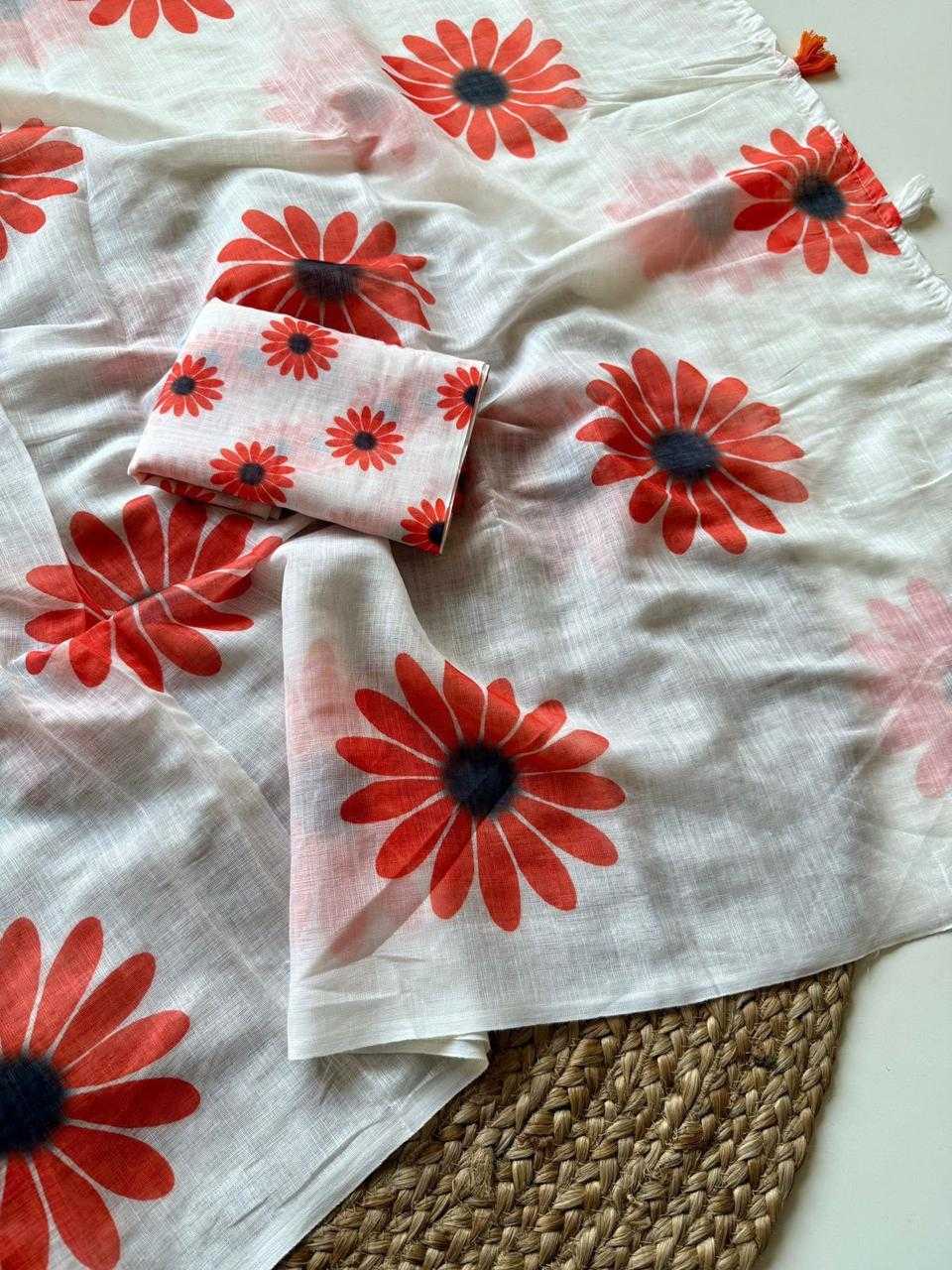 YNF Wholesale Linen Fancy Sarees  | Surat Manufacturer