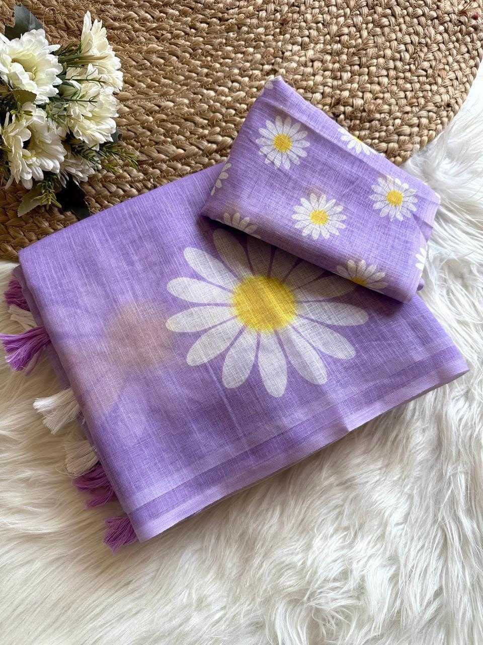 YNF Wholesale Linen Fancy Sarees  | Surat Manufacturer
