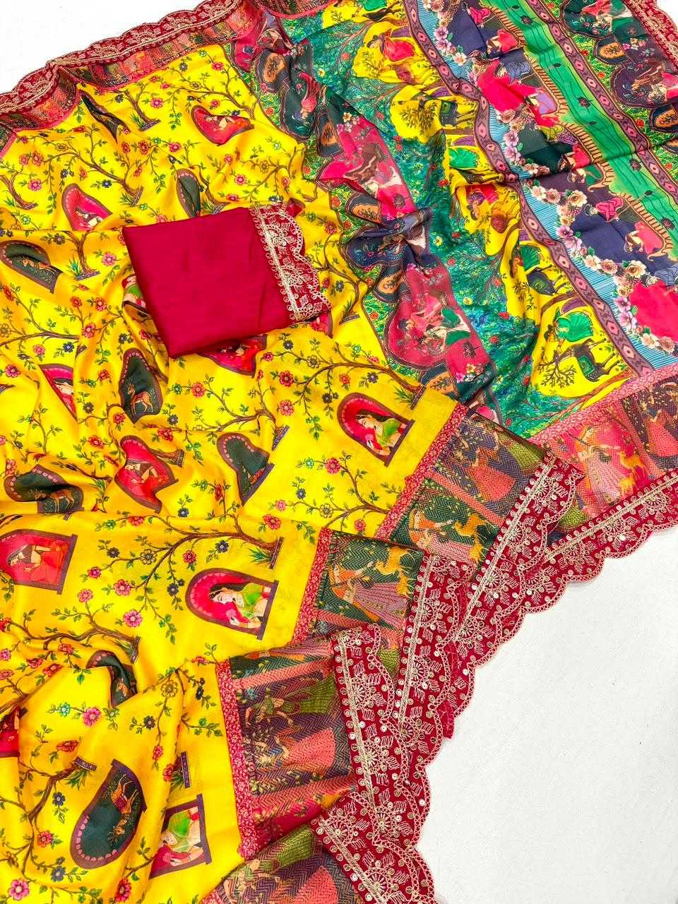YNF Wholesale Soft Dola Designer Sarees  | Surat Manufacturer