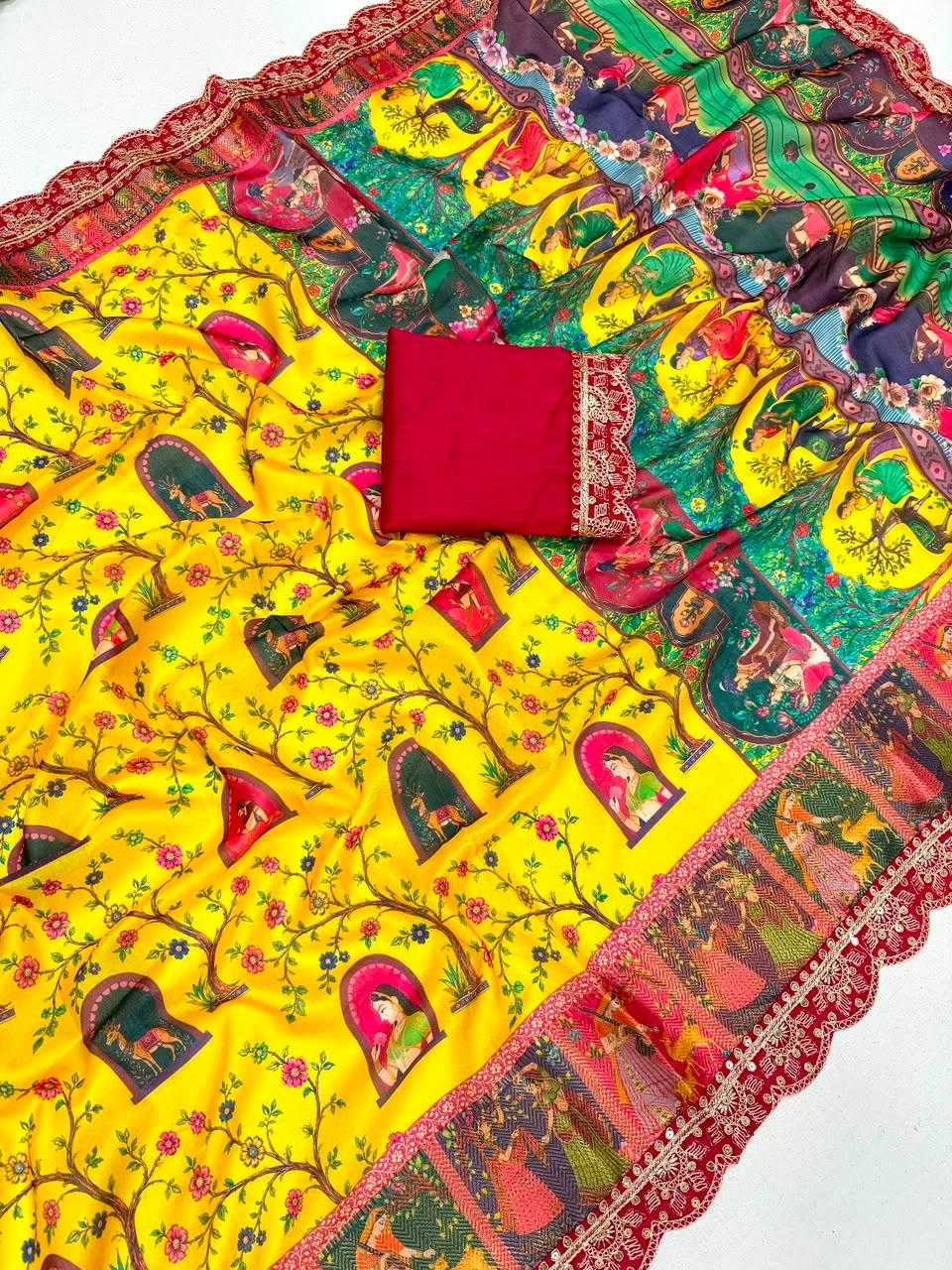 YNF Wholesale Soft Dola Designer Sarees  | Surat Manufacturer