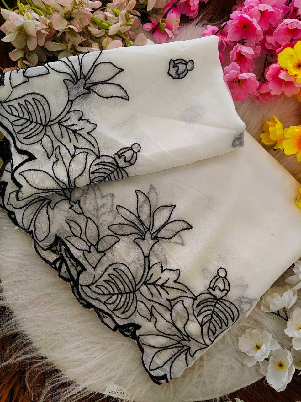 YNF Wholesale Georgette Georgette Sarees  | Surat Manufacturer