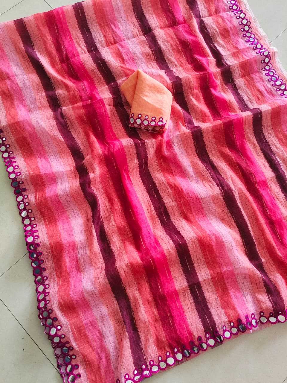 YNF Wholesale Linen Printed Sarees  | Surat Manufacturer