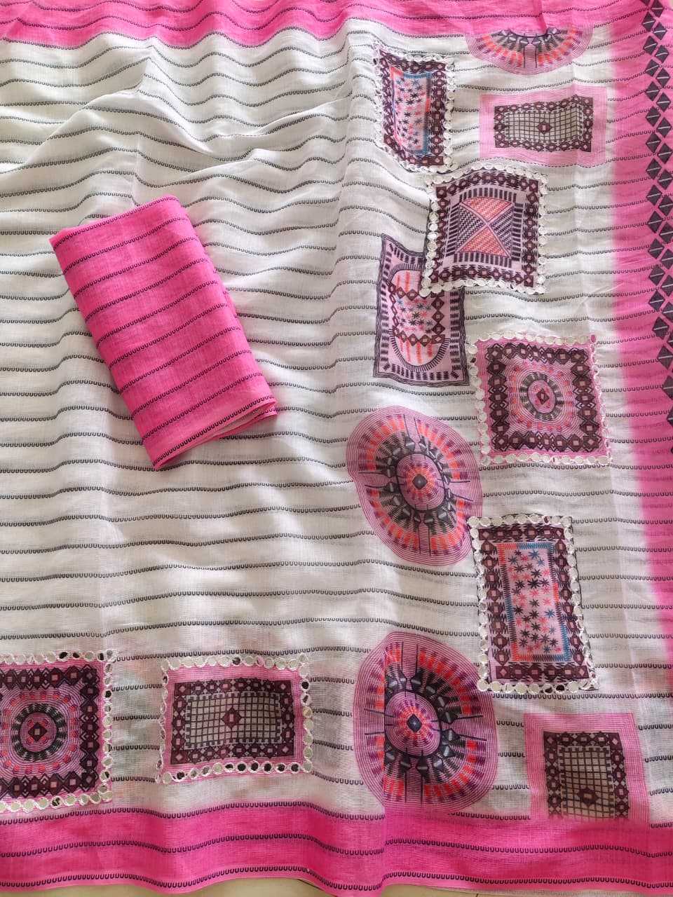 YNF Wholesale Linen Designer Sarees  | Surat Manufacturer
