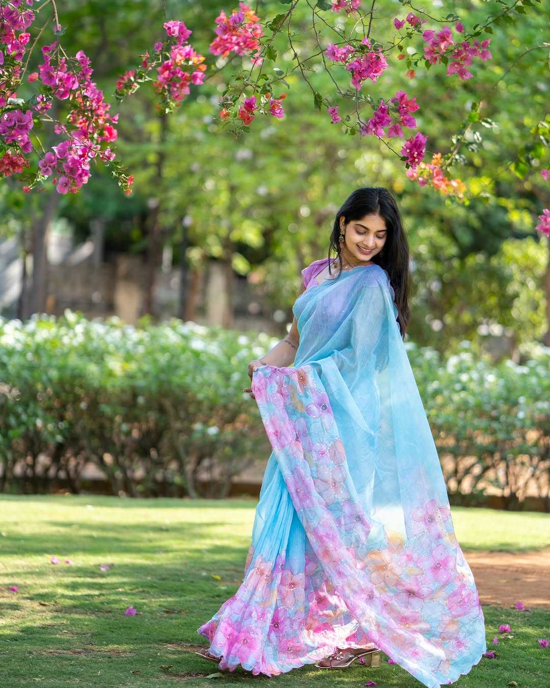 YNF Wholesale Linen Designer Sarees  | Surat Manufacturer