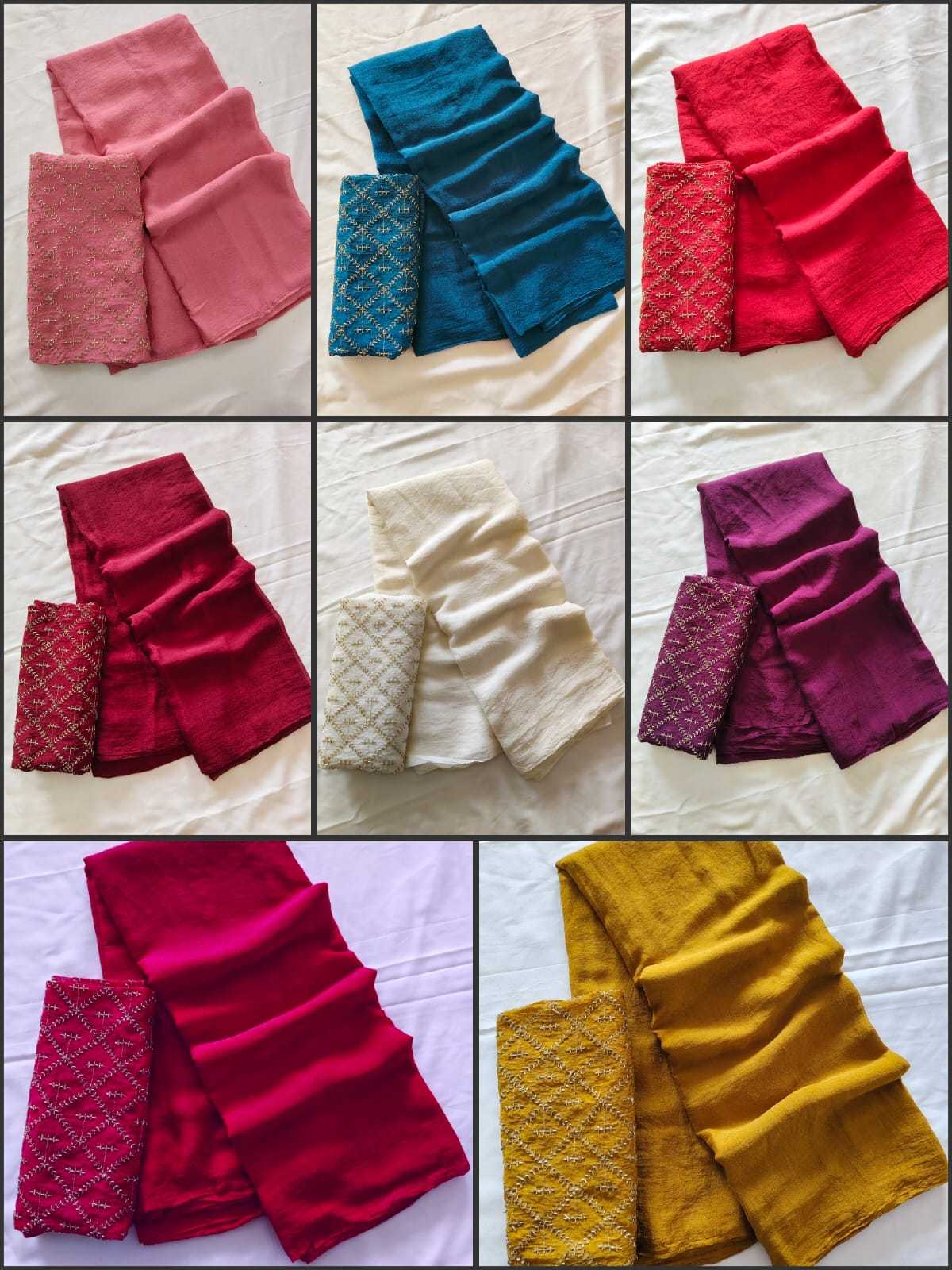 YNF Wholesale Crunchi Designer Sarees  | Surat Manufacturer