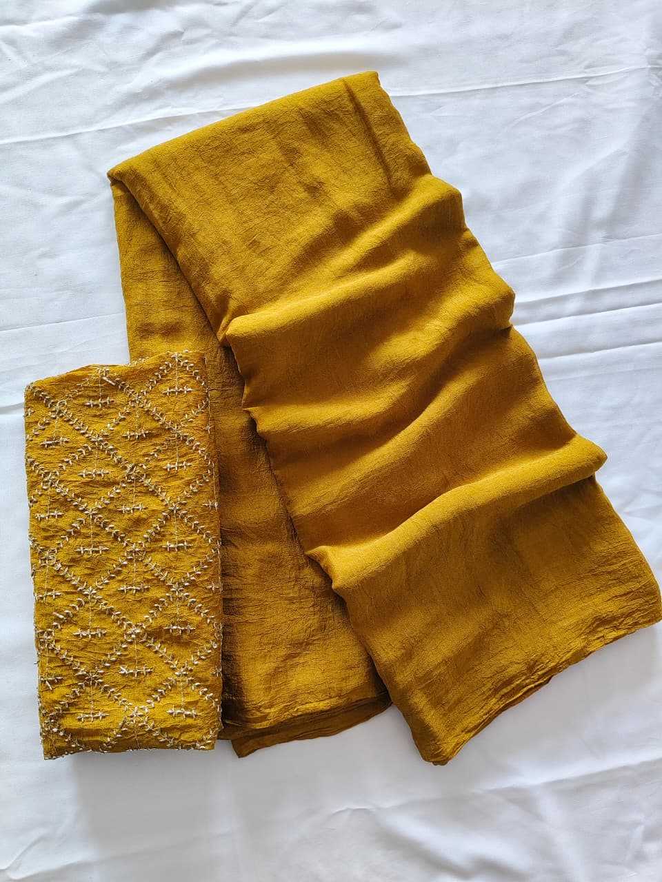 YNF Wholesale Crunchi Designer Sarees  | Surat Manufacturer