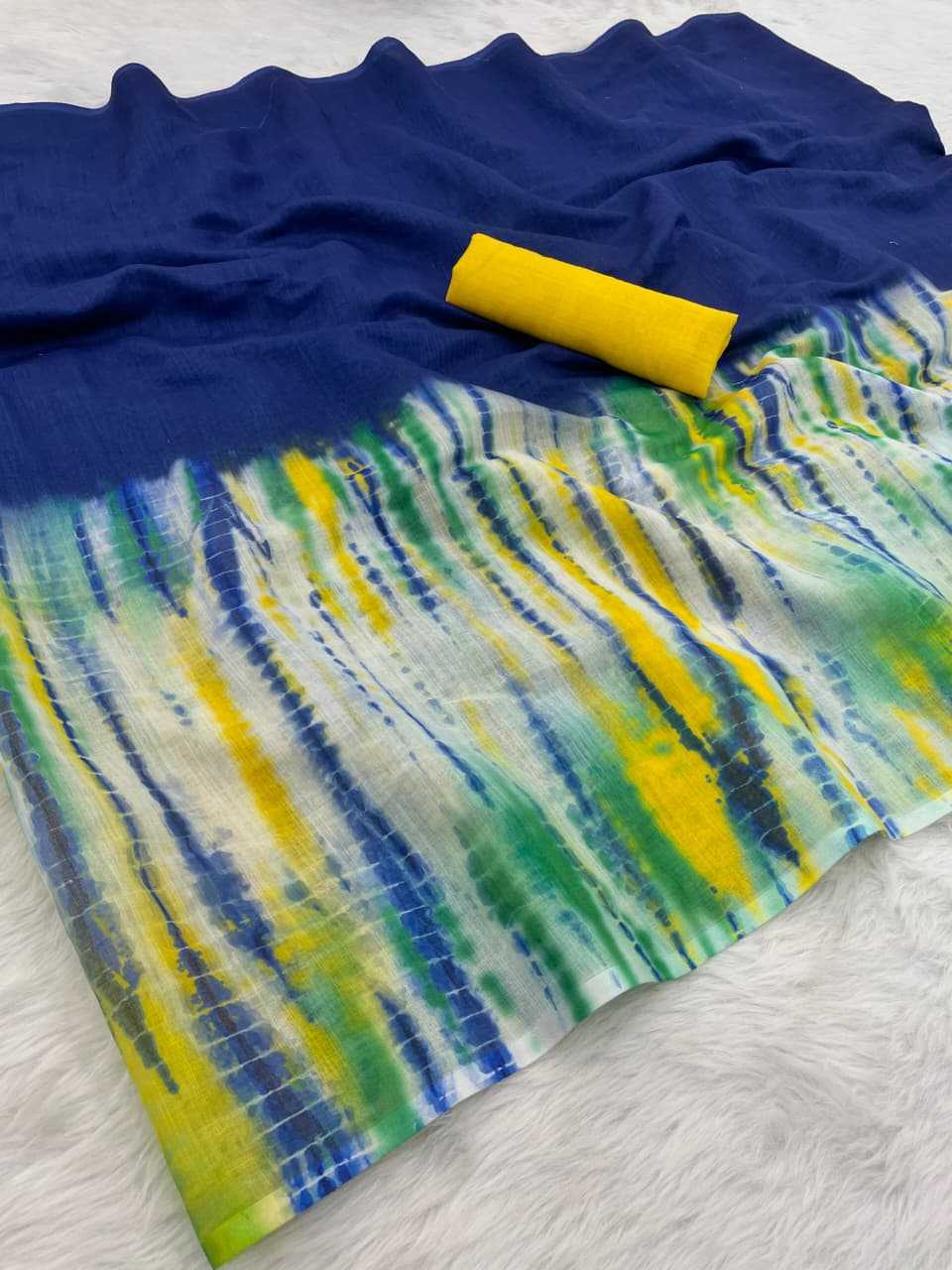 YNF Wholesale Linen Designer Sarees  | Surat Manufacturer