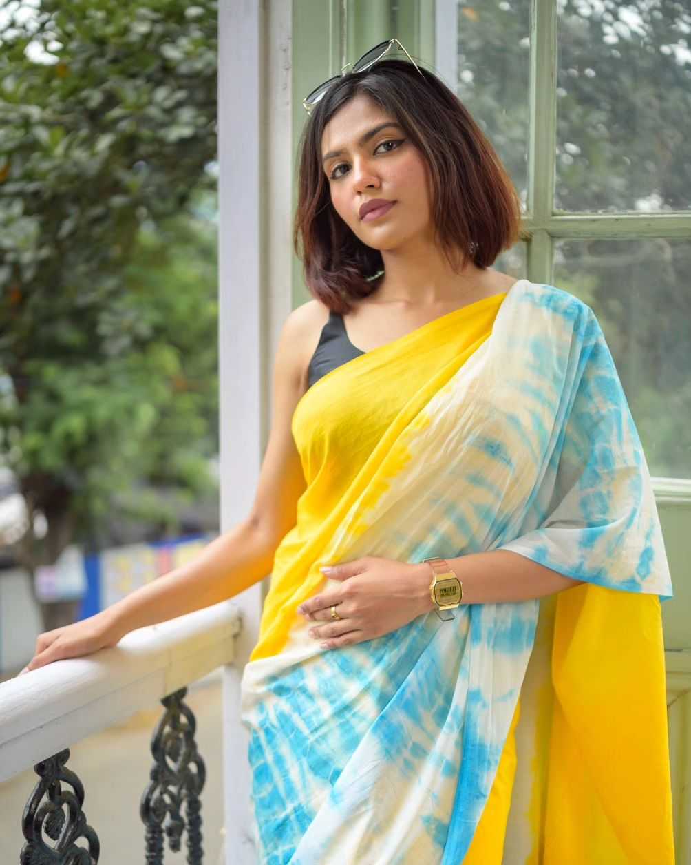 YNF Wholesale Linen Designer Sarees  | Surat Manufacturer