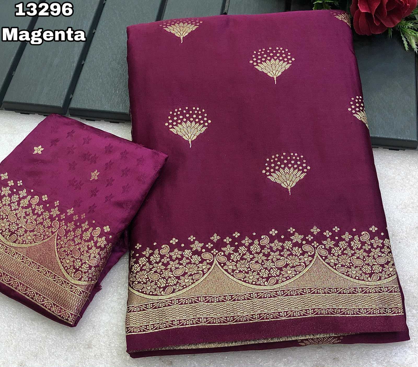 YNF Wholesale Satin Silk Banarasi Silk Sarees  | Surat Manufacturer