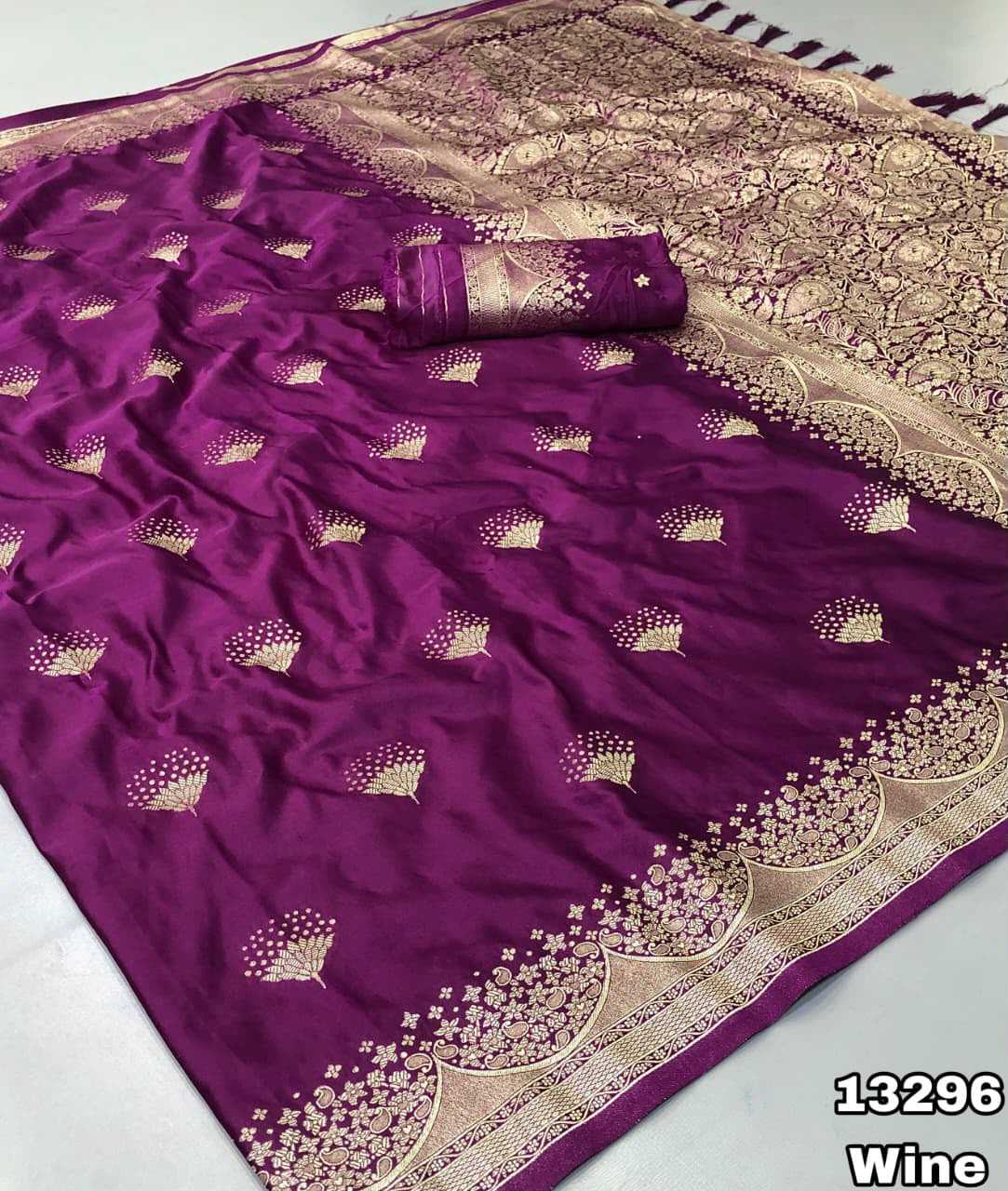 YNF Wholesale Satin Silk Banarasi Silk Sarees  | Surat Manufacturer