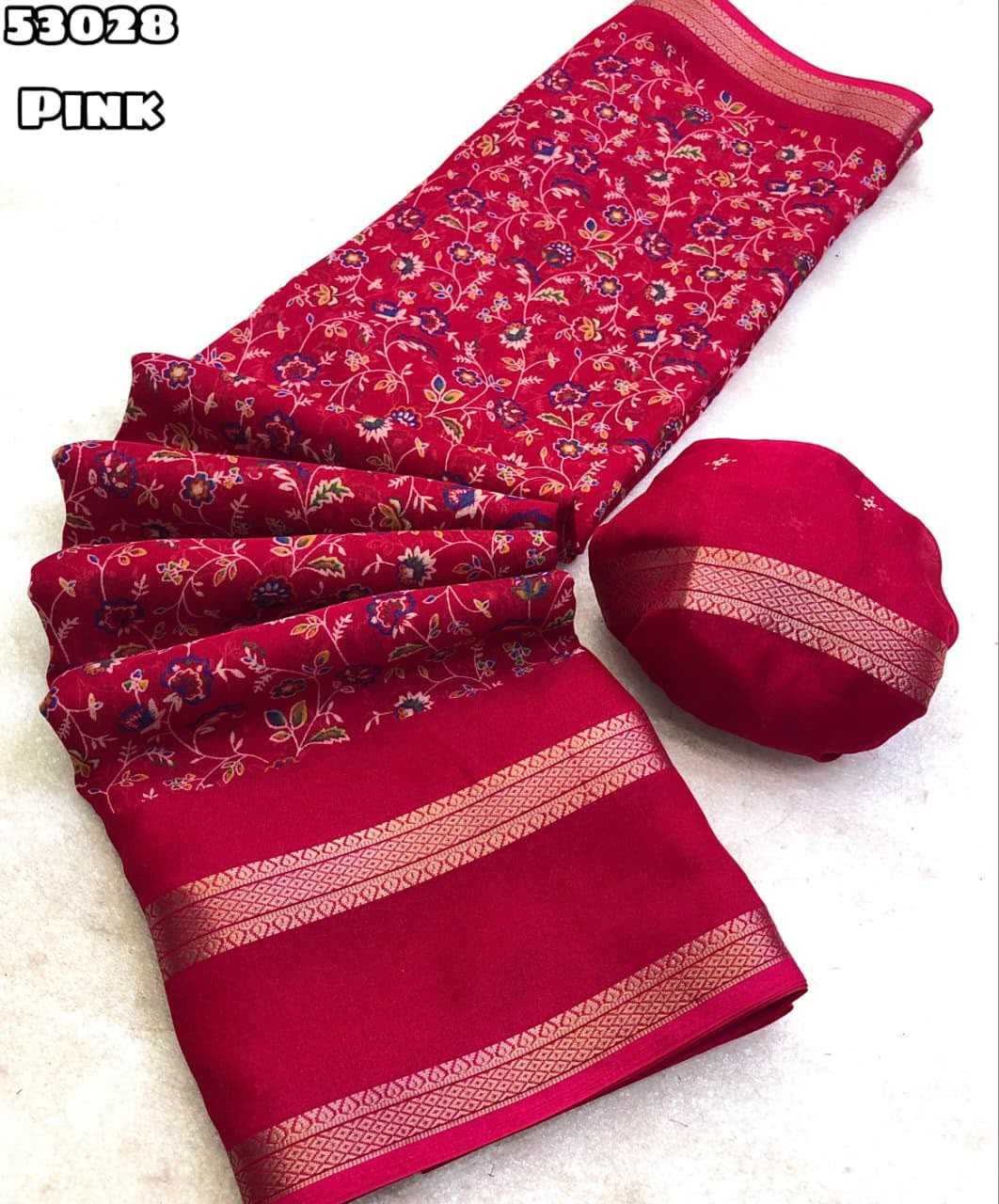 YNF Wholesale Chiffon Printed Sarees KESH683 Tashfi 3 | Surat Manufacturer